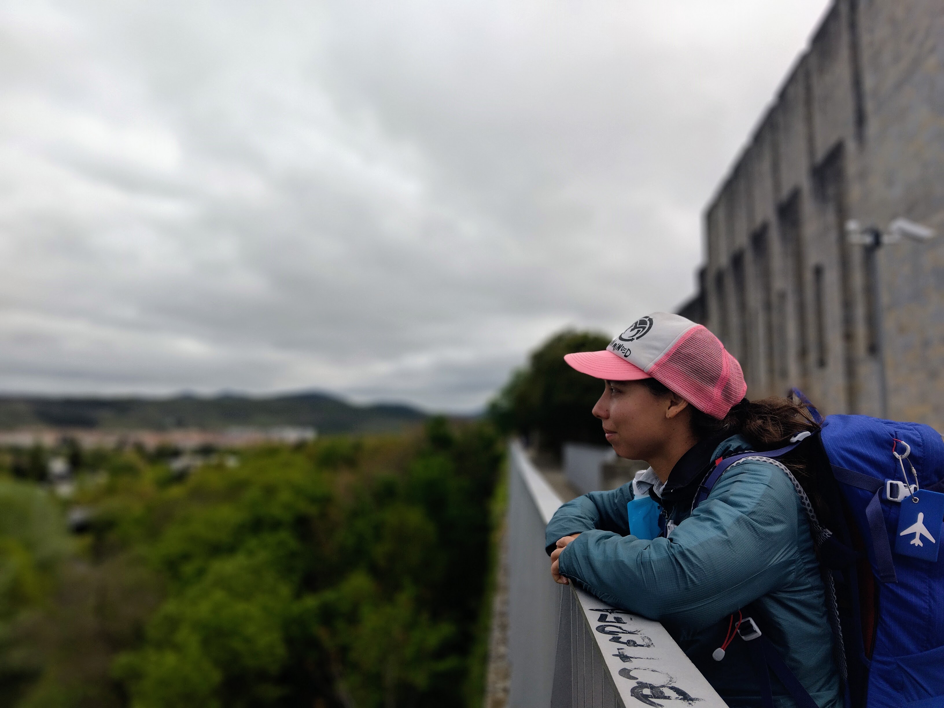 Victoria Castillo on the Camino de Santiago.