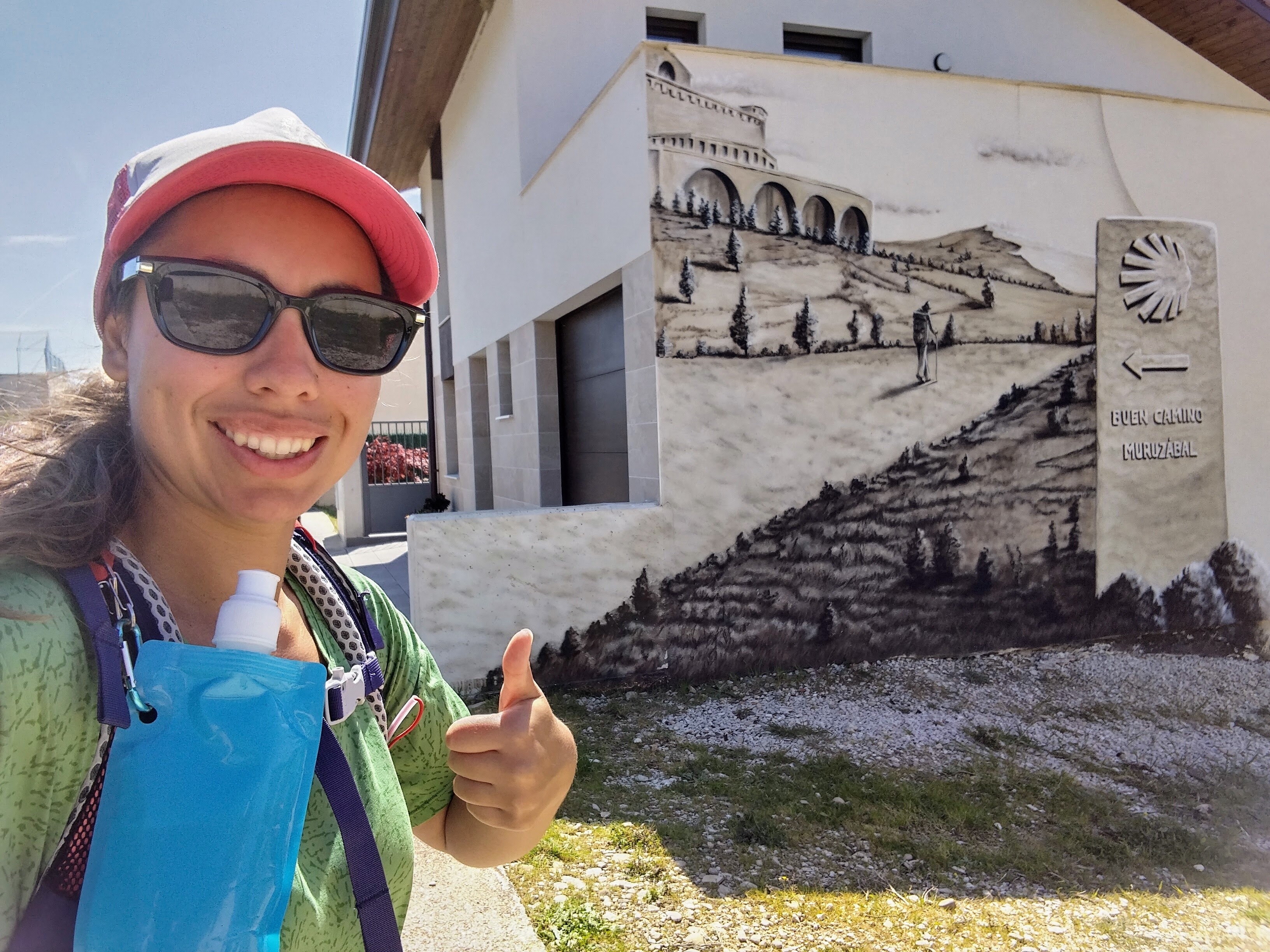 Victoria Castillo on the Camino de Santiago.