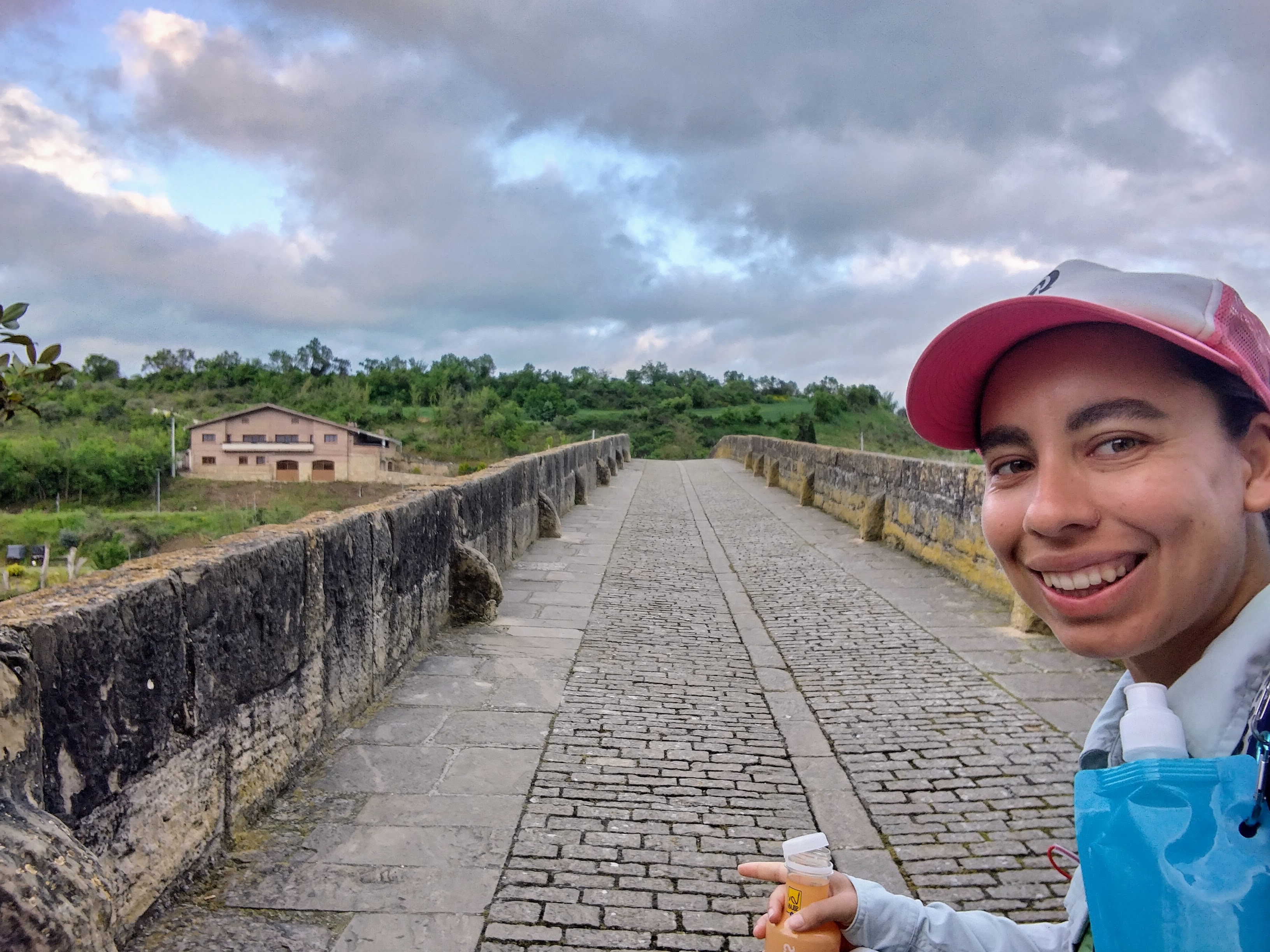 Victoria Castillo on the Camino de Santiago.