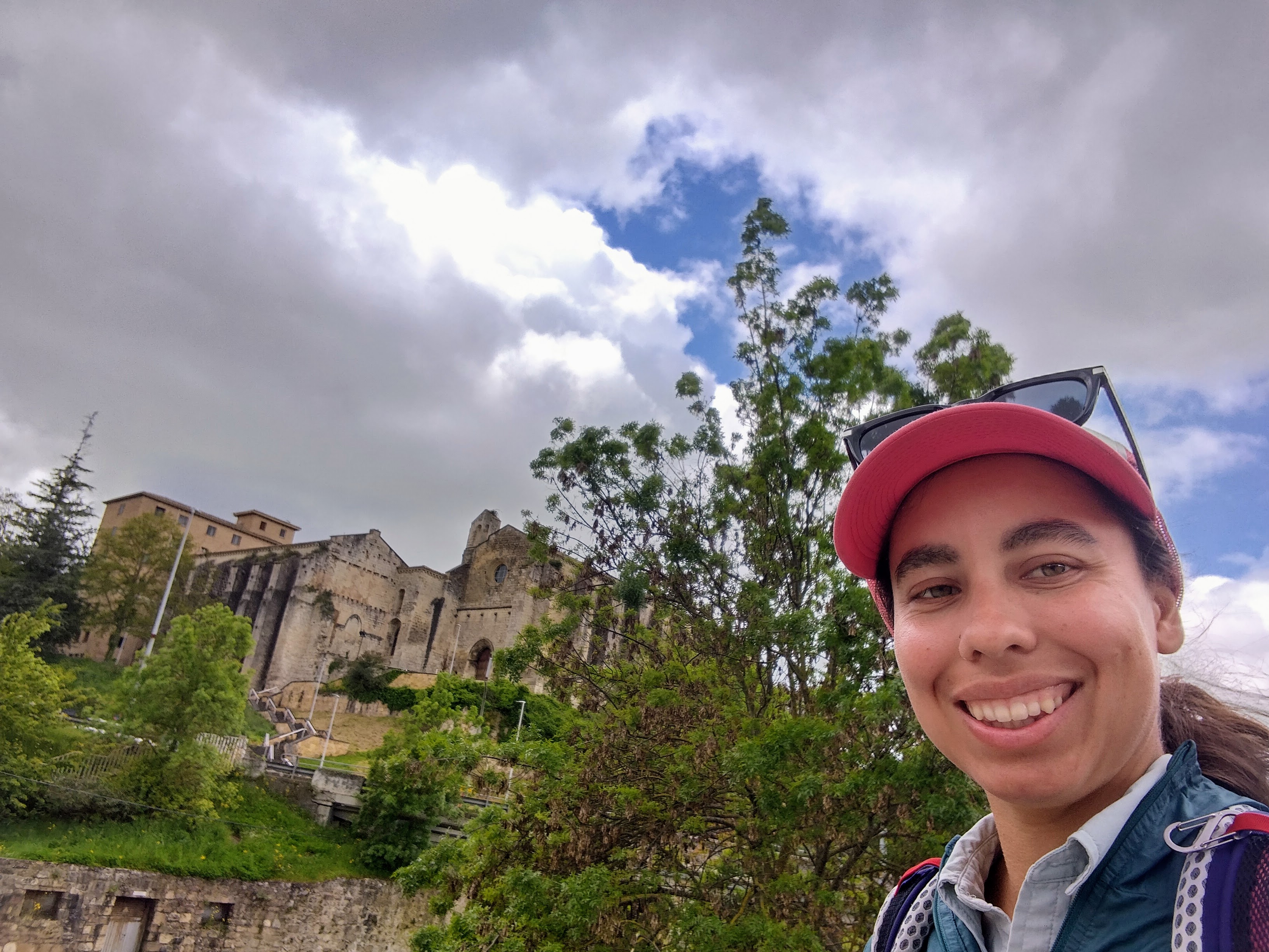 Victoria Castillo on the Camino de Santiago.