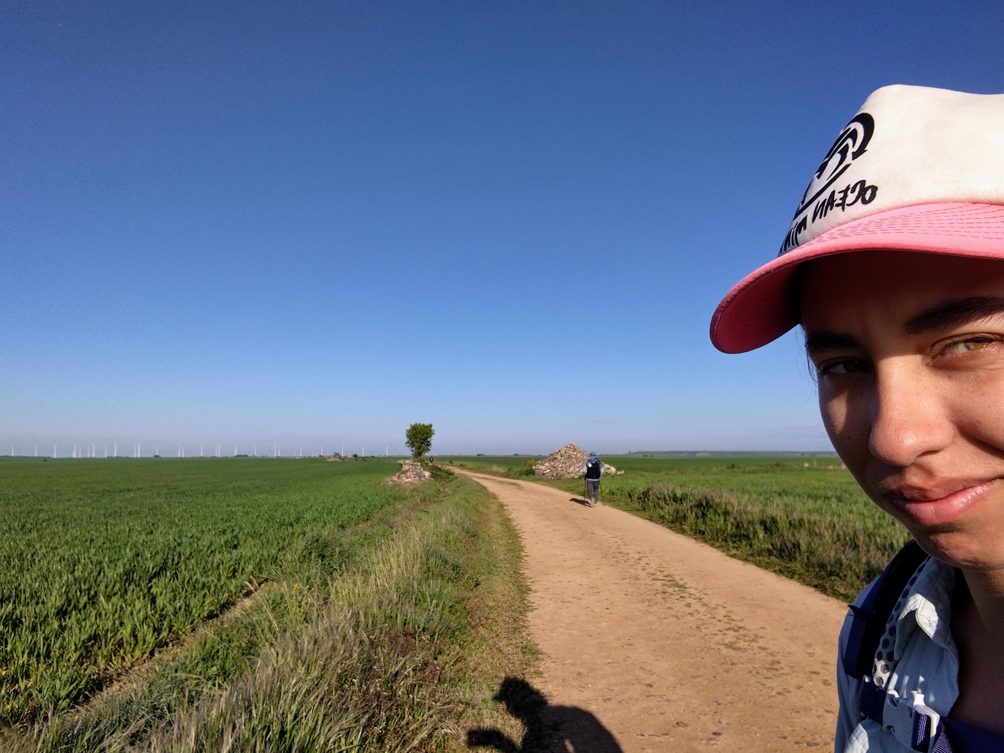 Victoria Castillo on the Camino de Santiago.