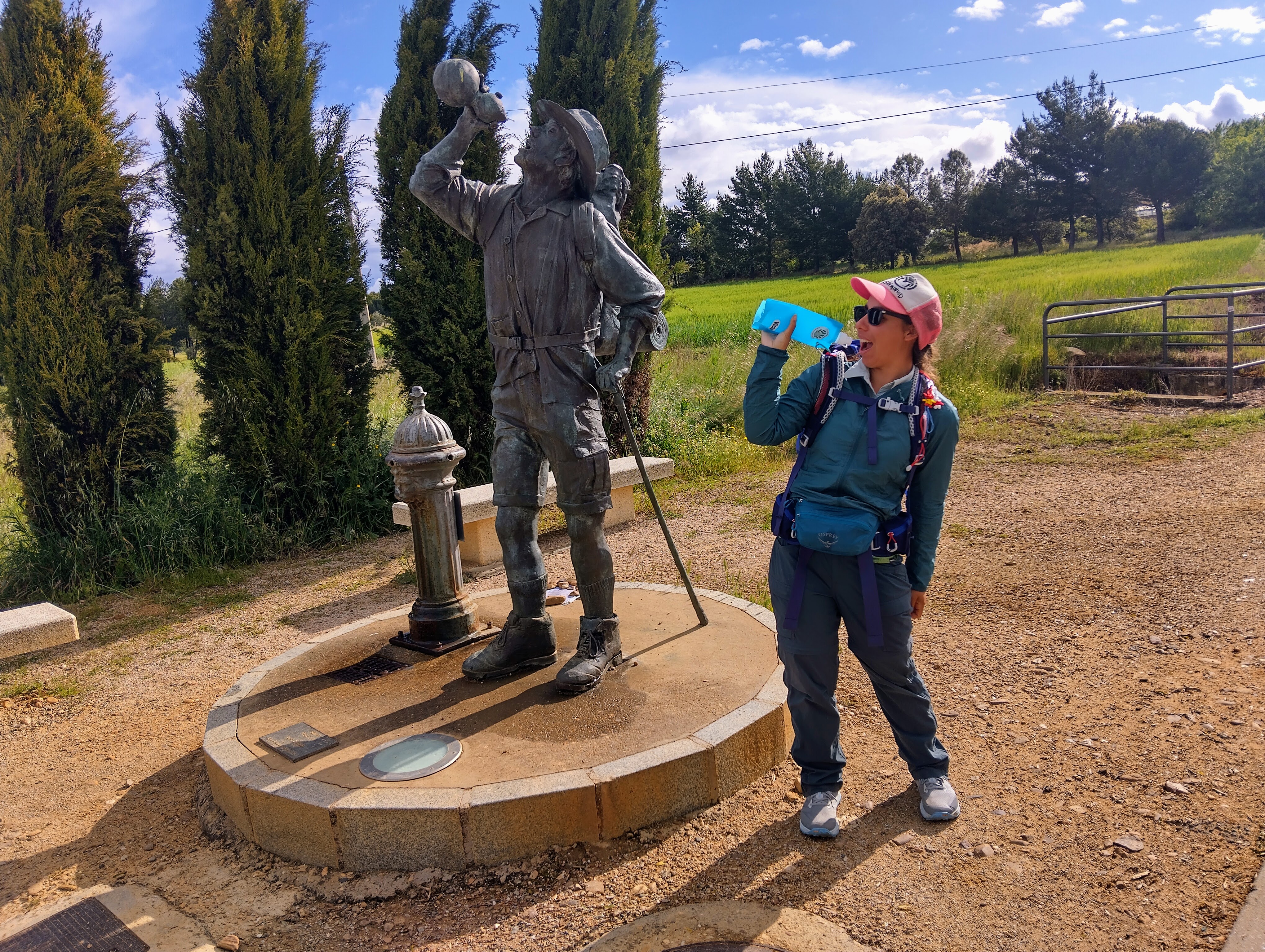 Victoria Castillo on the Camino de Santiago.