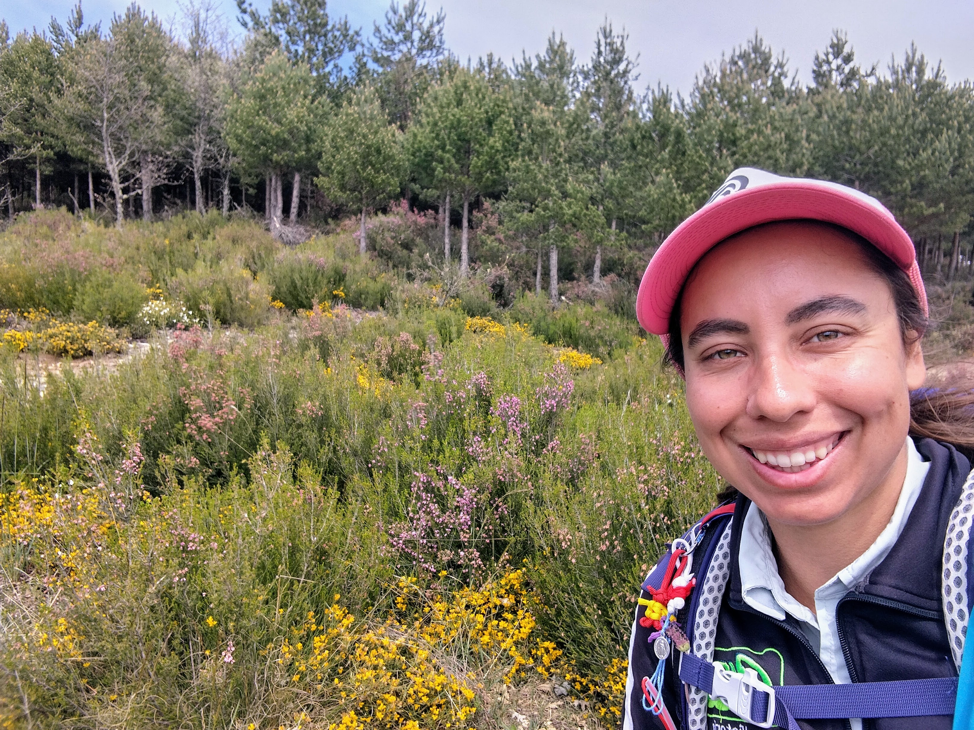 Victoria Castillo on the Camino de Santiago.