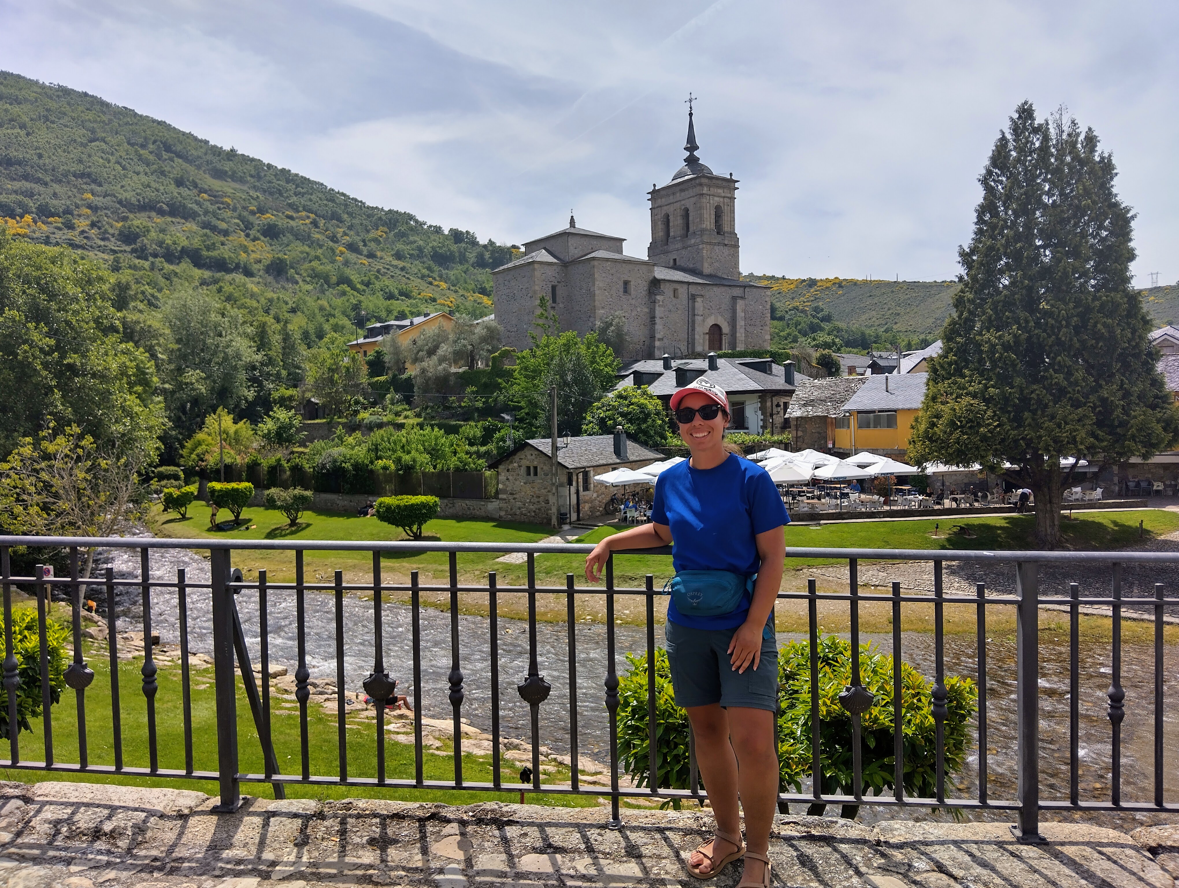 Victoria Castillo in Molinaseca on the Camino de Santiago