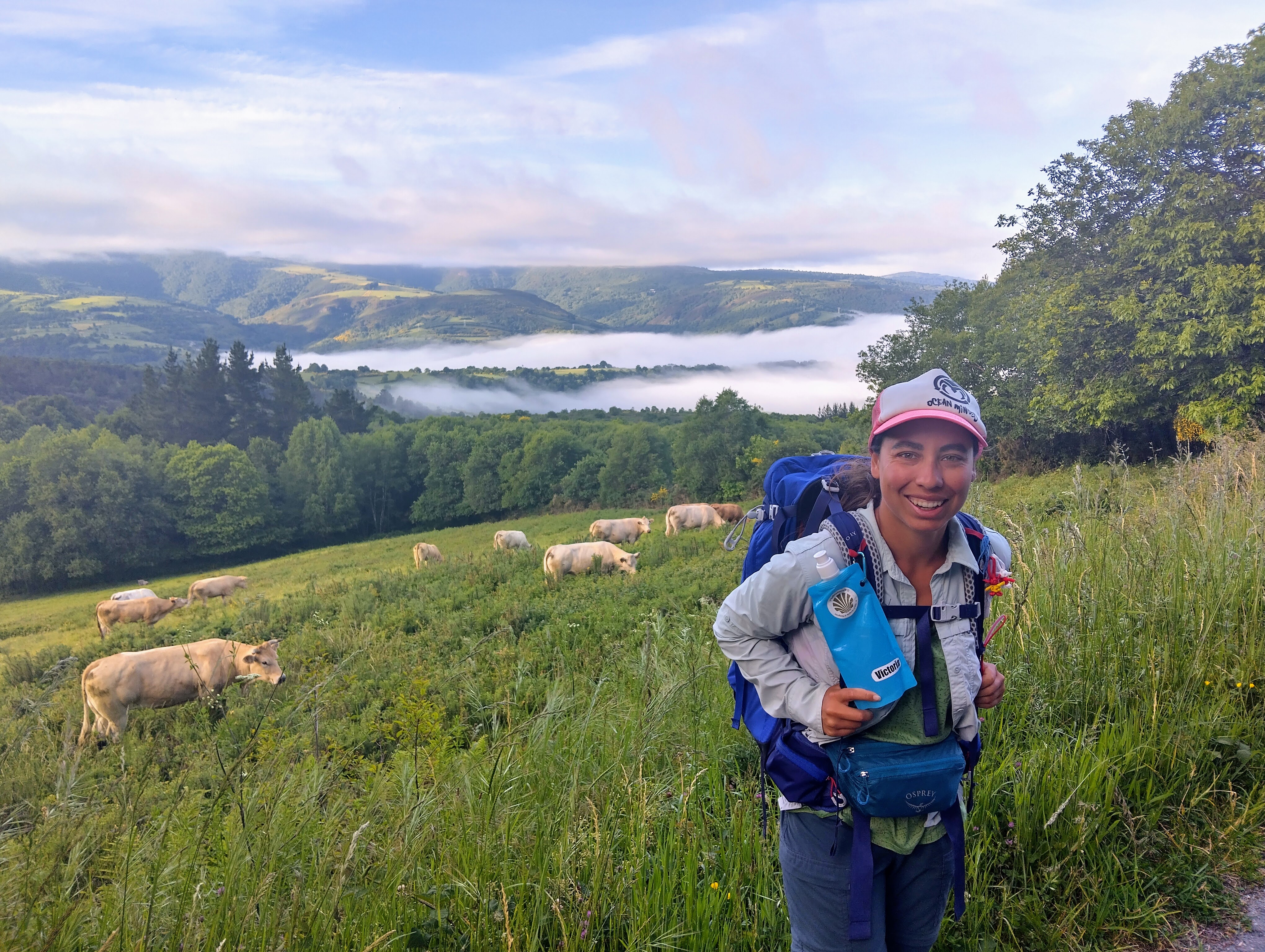 Victoria Castillo on the Camino de Santiago